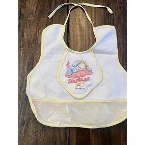 Vintage Gerber Baby Bib Squeeze Me Crumble Catcher 80s